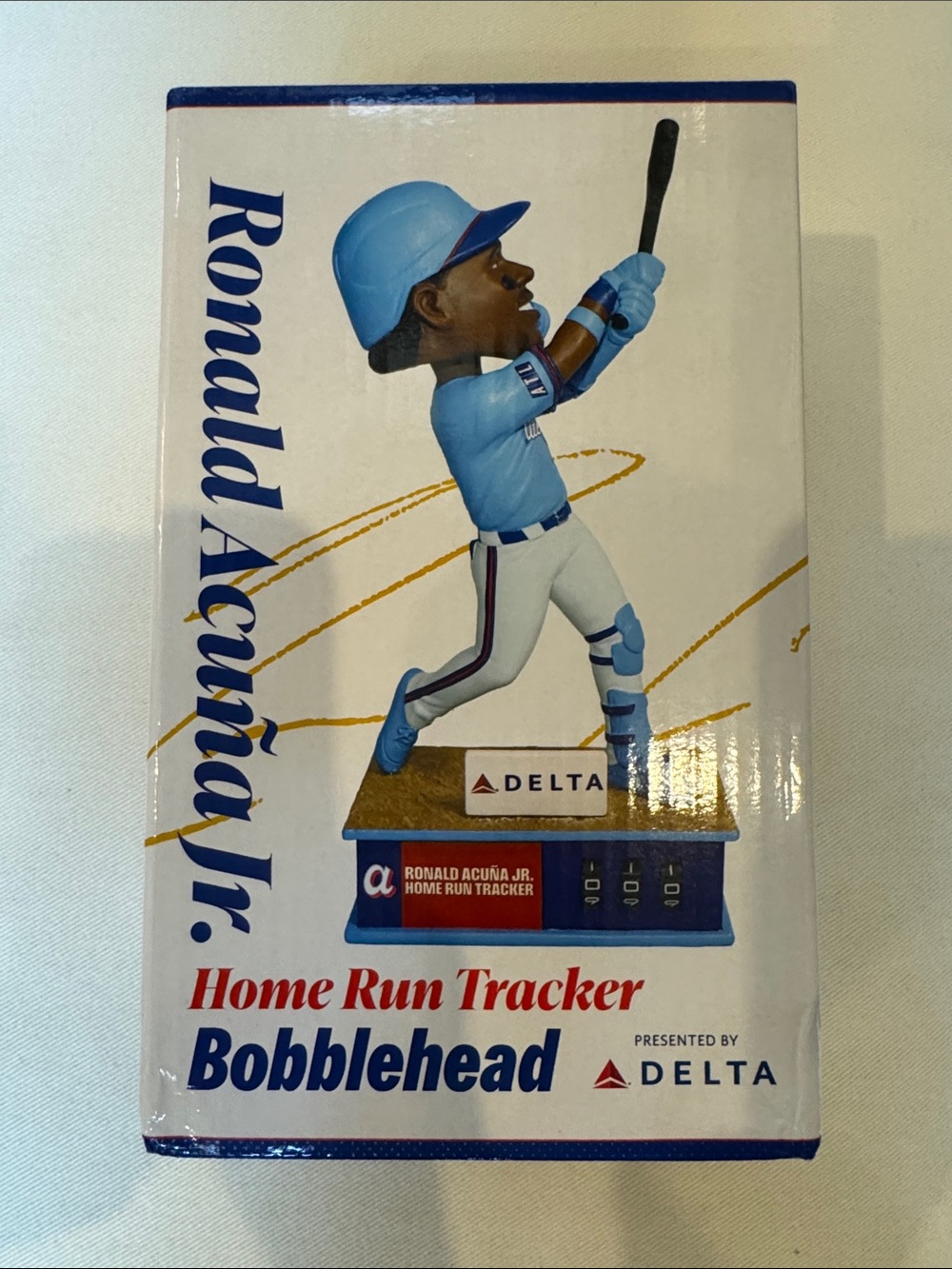Ronald Acuna Jr home run tracker bobble head. New